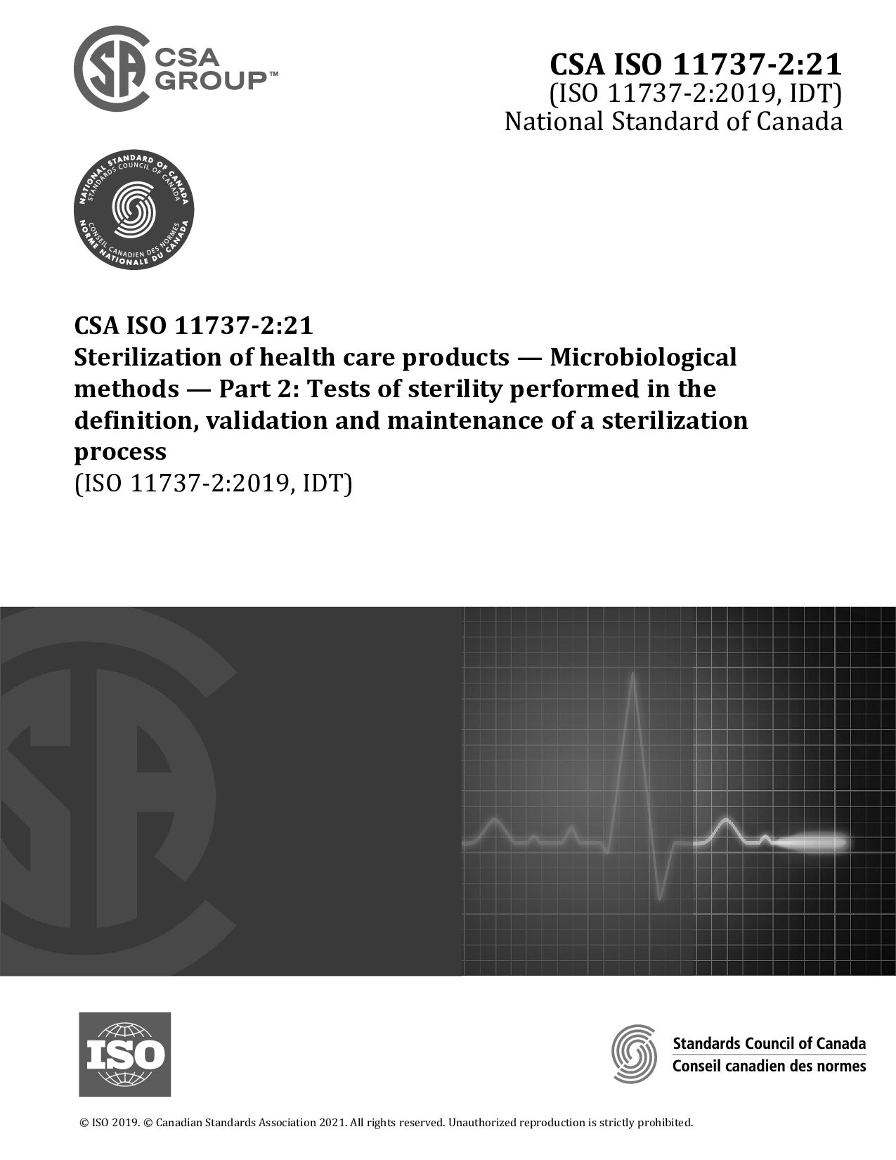 CSA ISO 11737-2:2021封面图