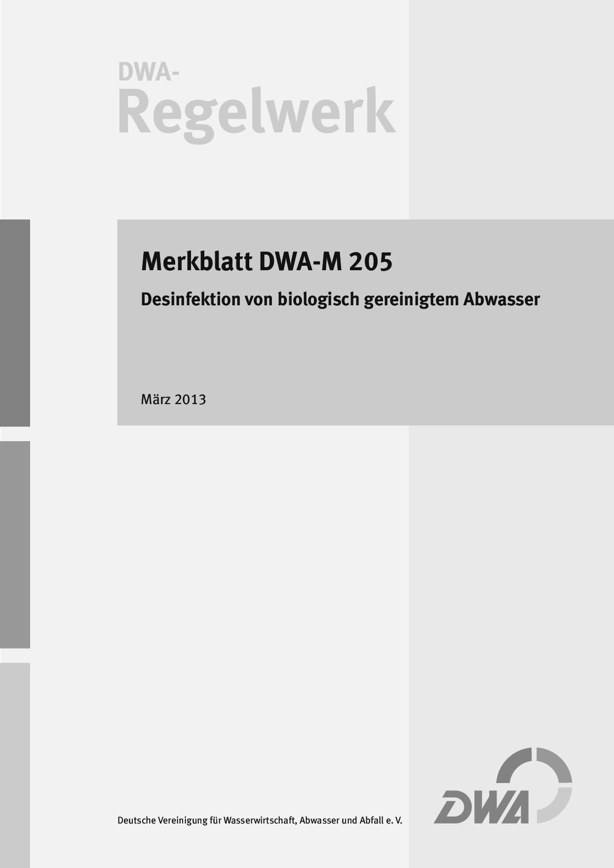 DWA-M 205:2013-03封面图