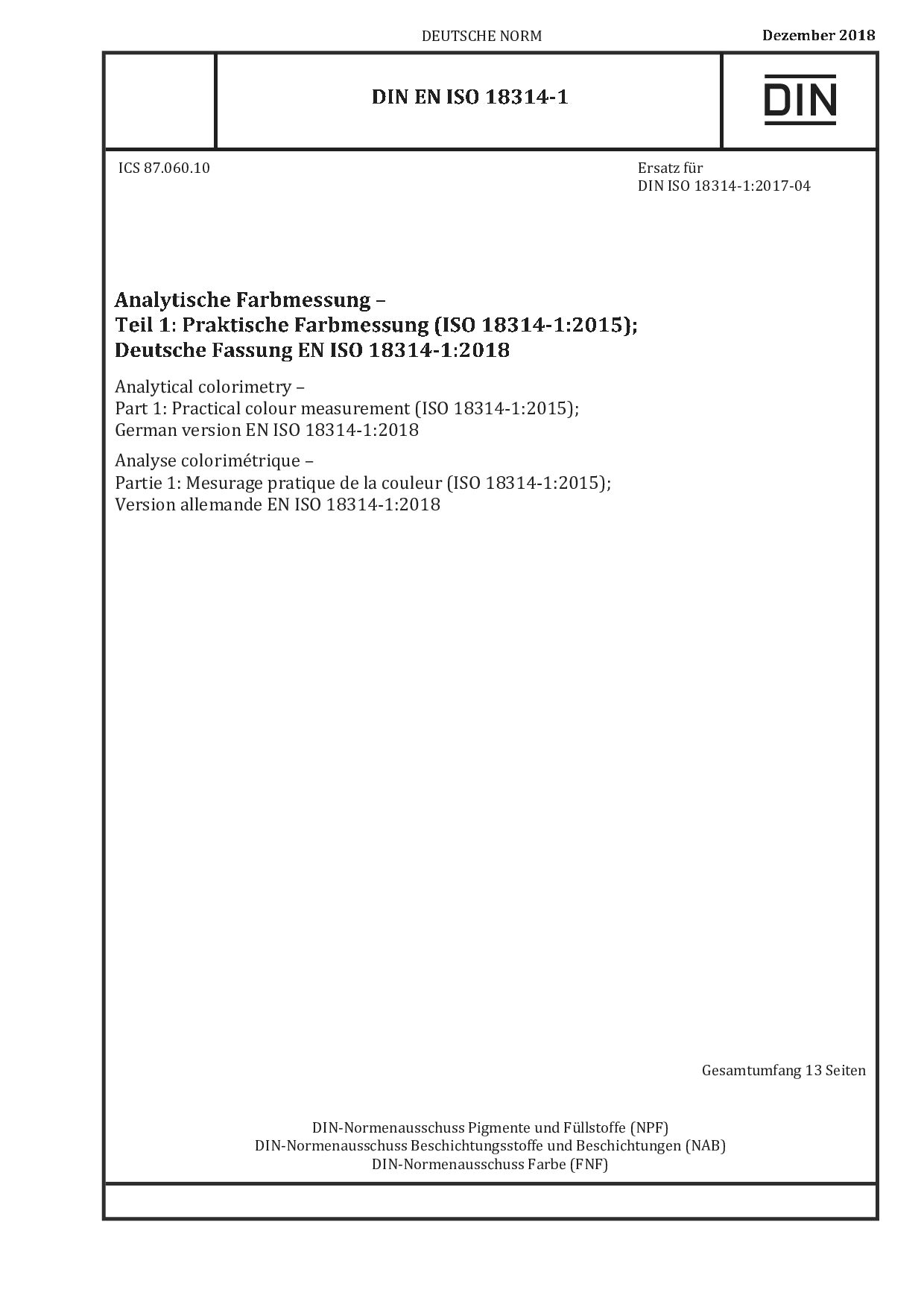 DIN EN ISO 18314-1:2018-12封面图