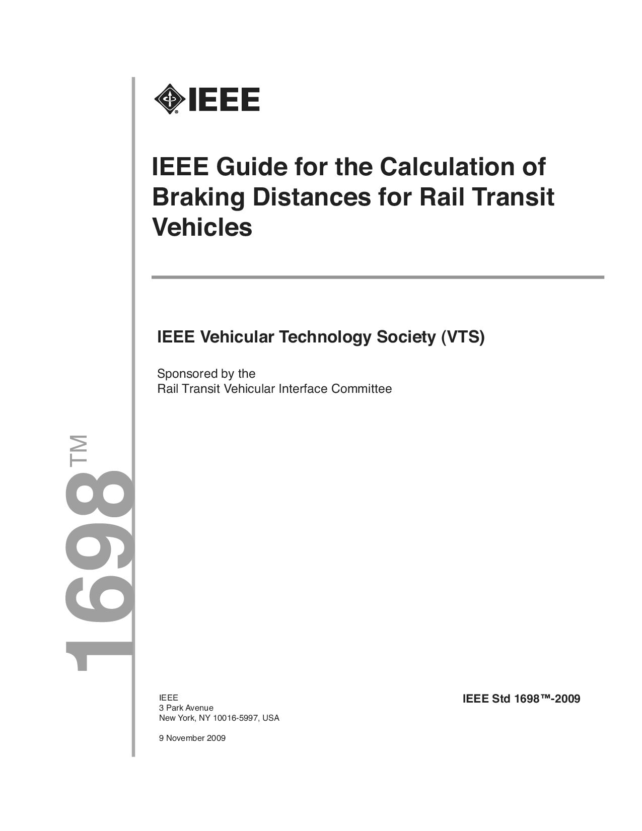 IEEE 1698-2009封面图