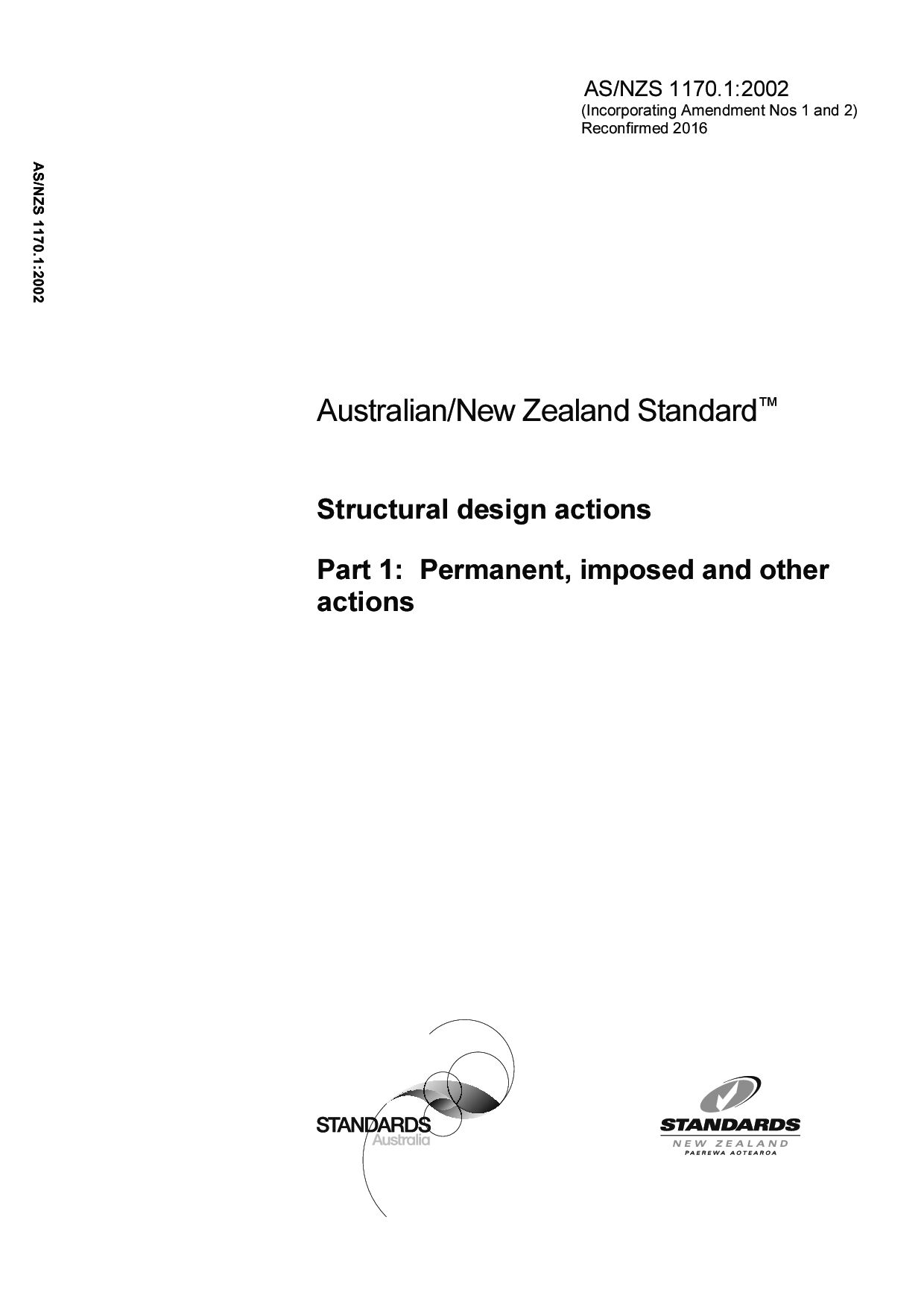 AS/NZS 1170.1:2002(R2016)封面图