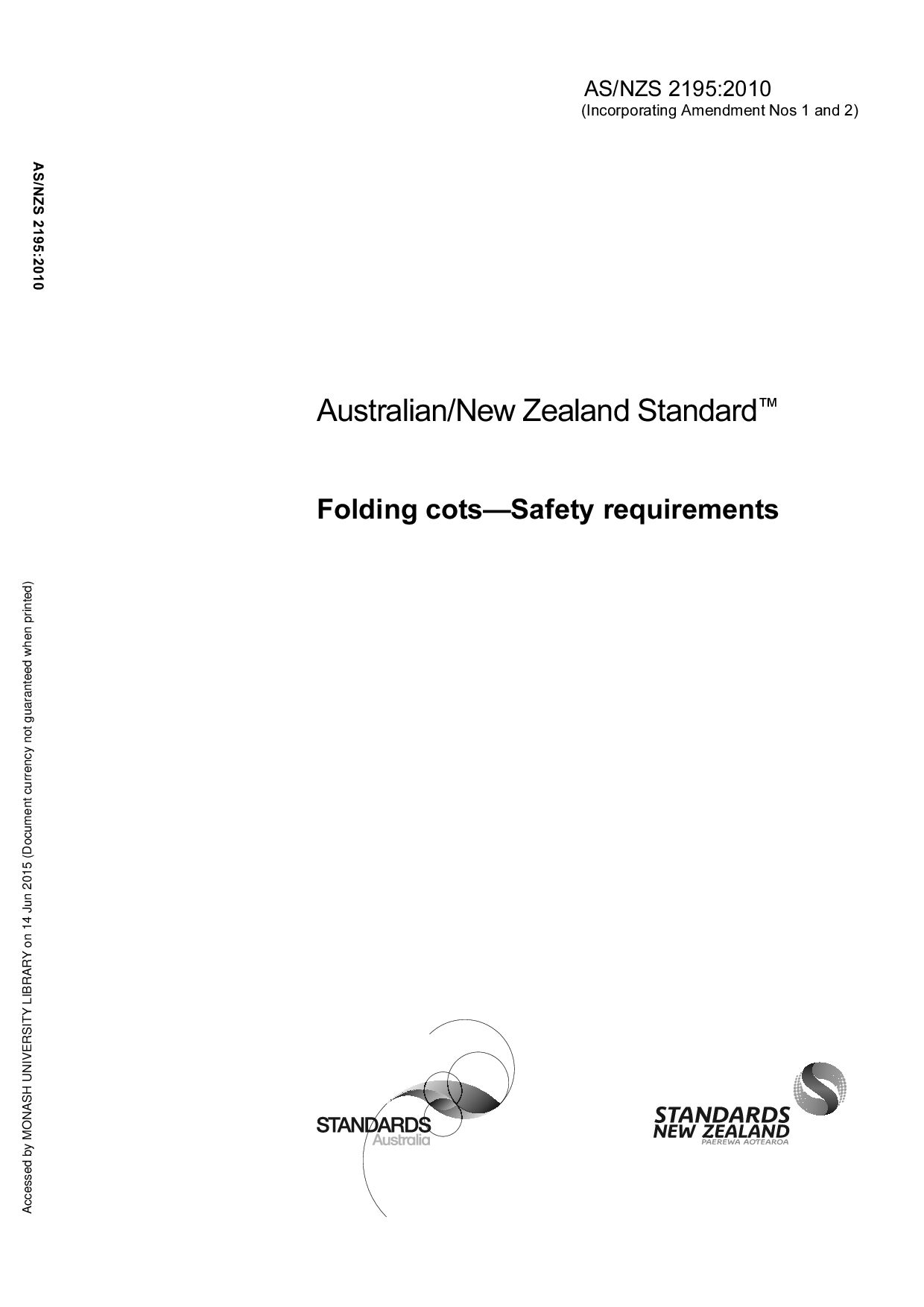 AS/NZS 2195:2010(R2015)封面图