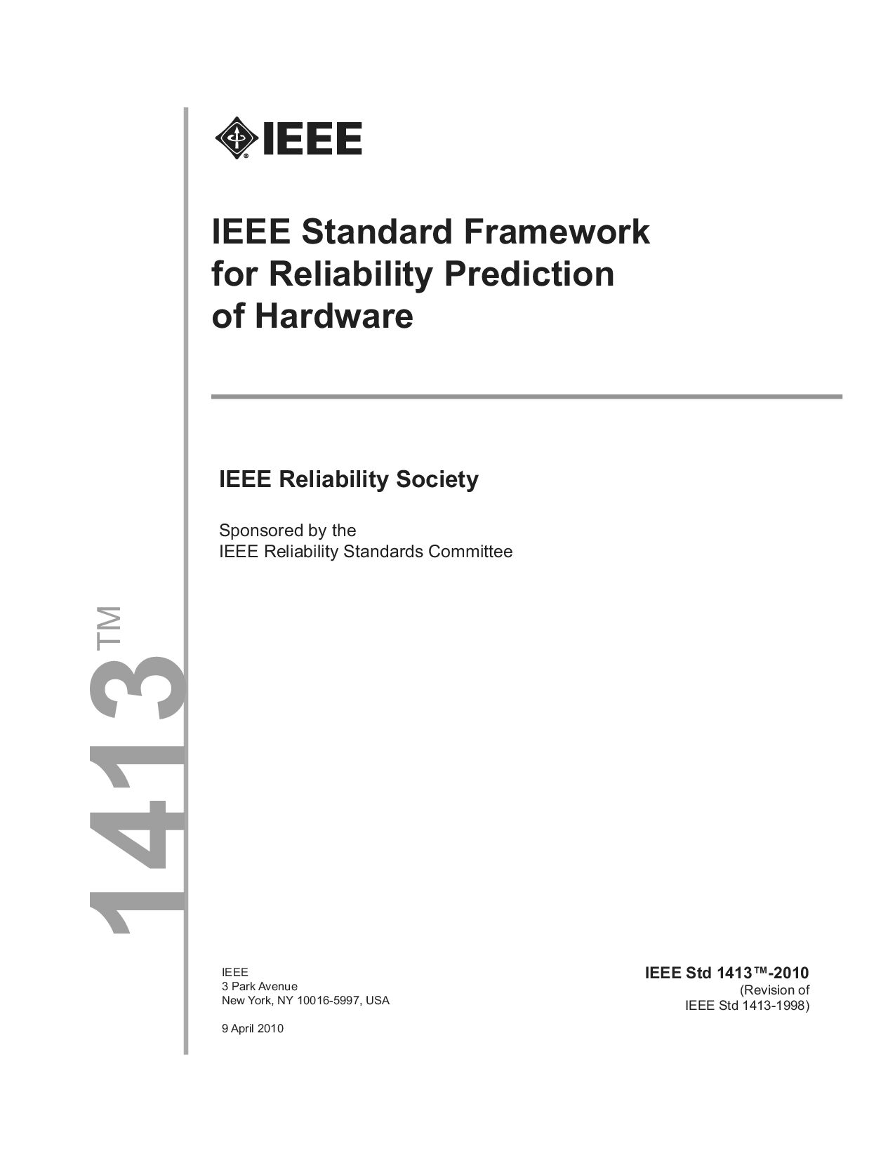 IEEE 1413-2010封面图