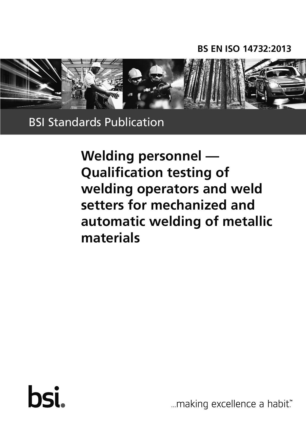 BS EN ISO 14732:2013封面图