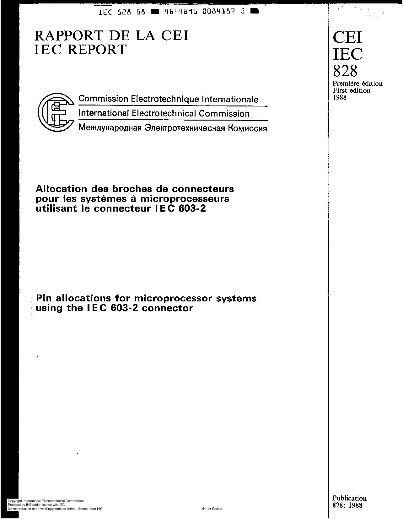 IEC/TR 60828-1988