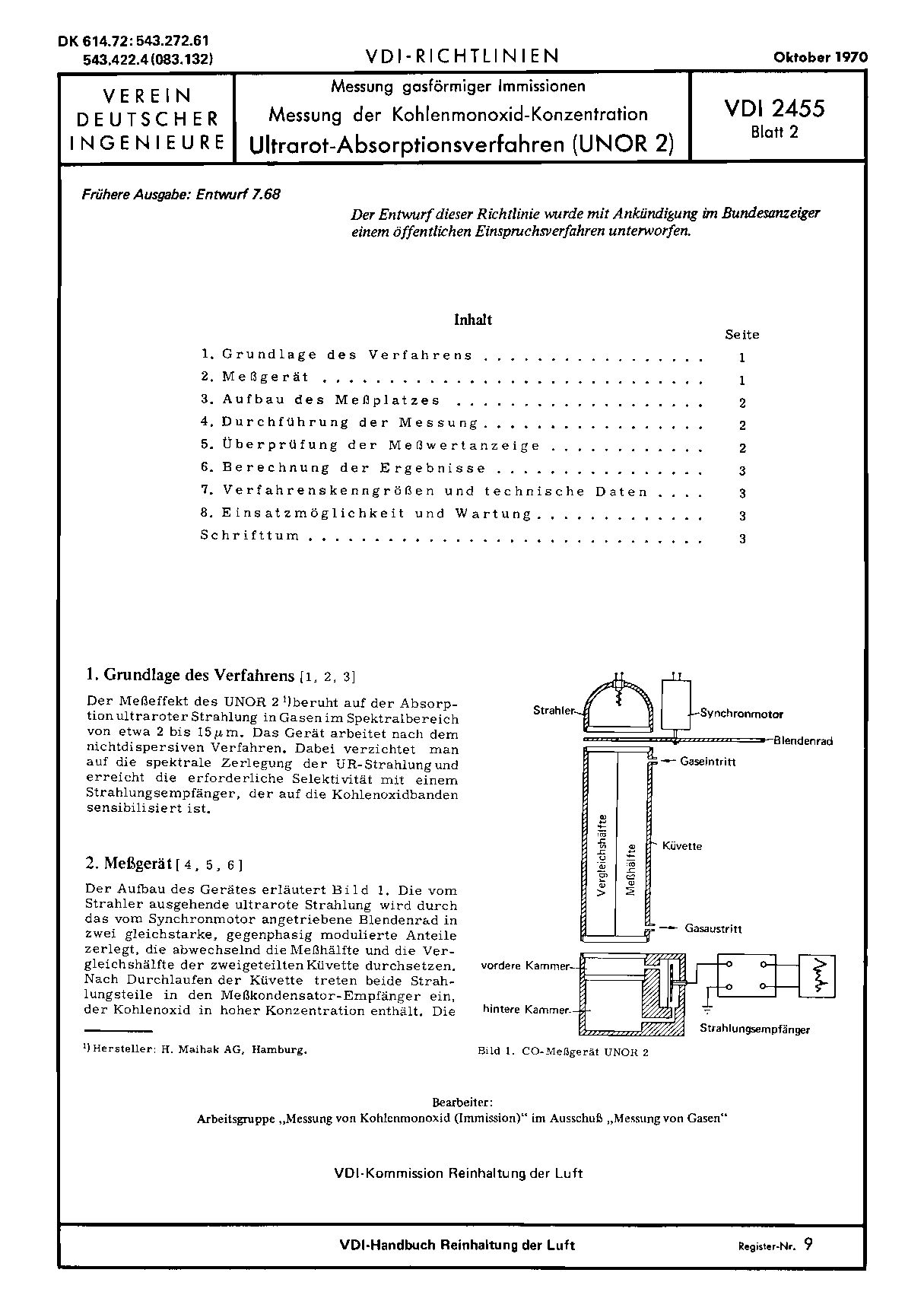 VDI 2455 Blatt 2-1970封面图