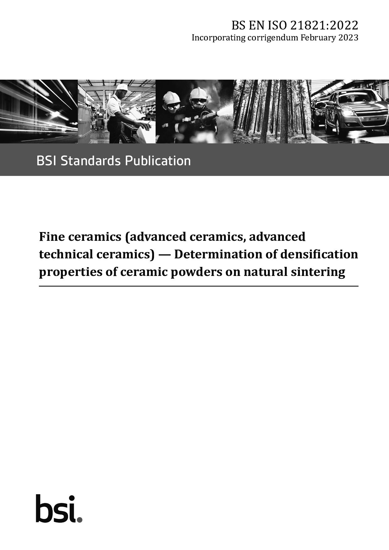 BS EN ISO 21821:2022(2023)封面图