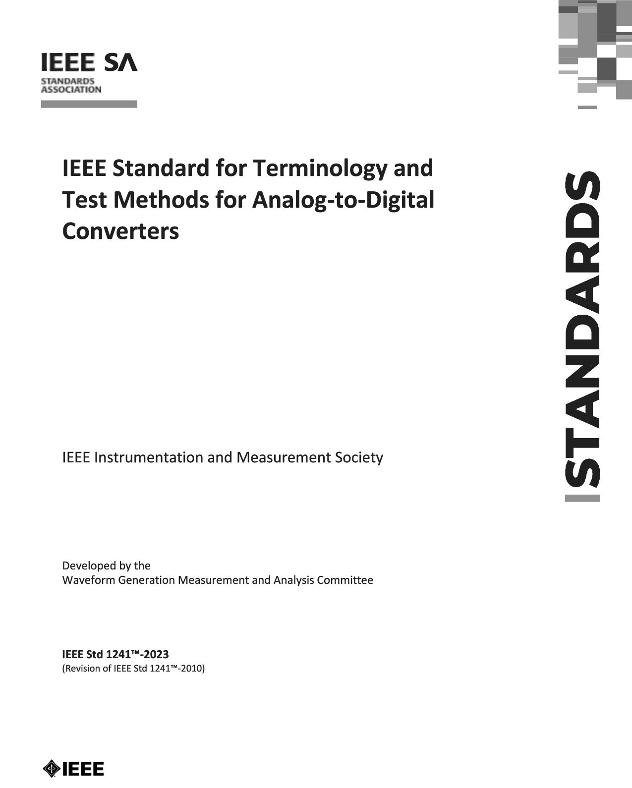 IEEE Std 1241-2023封面图