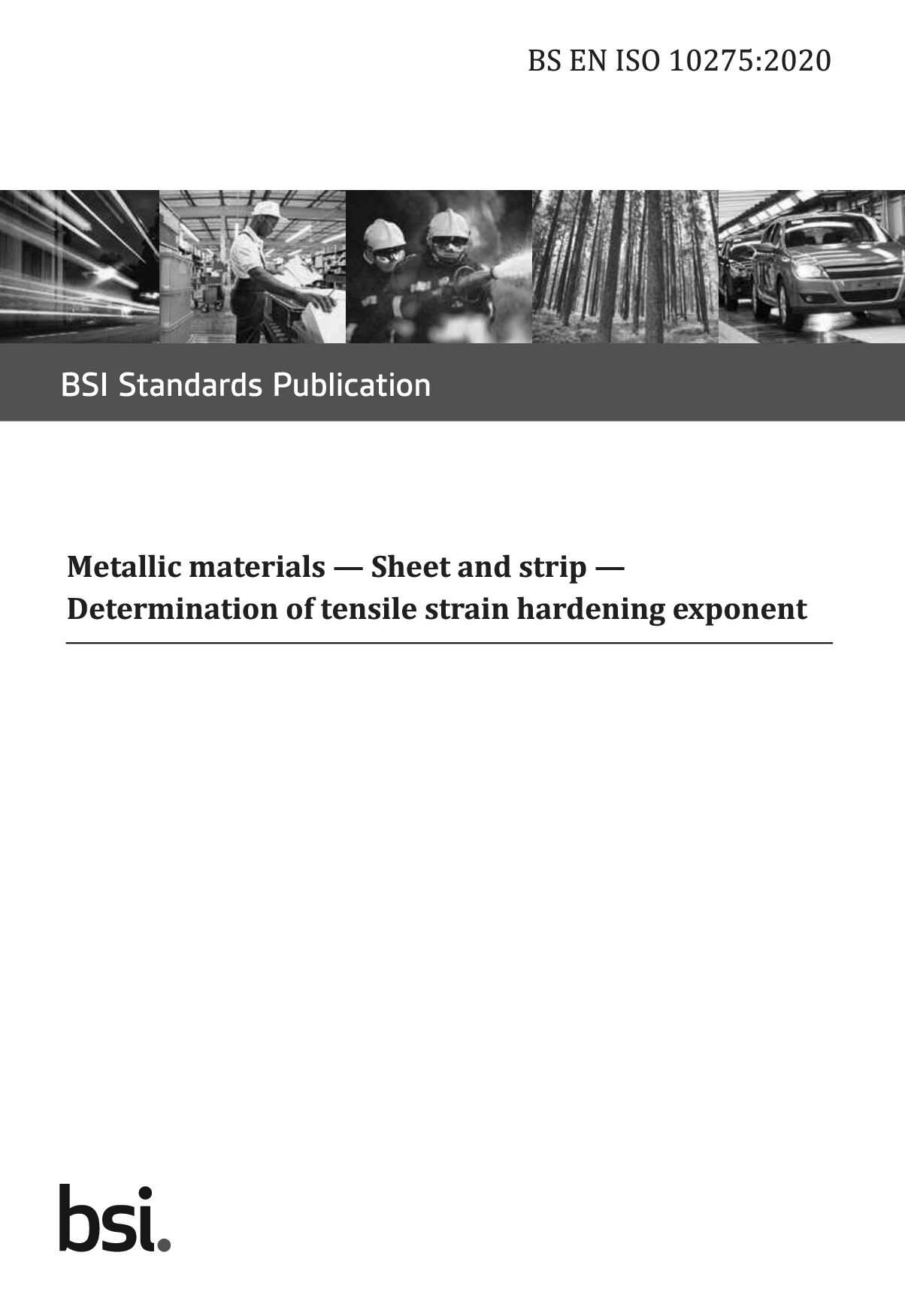 BS EN ISO 10275:2020封面图