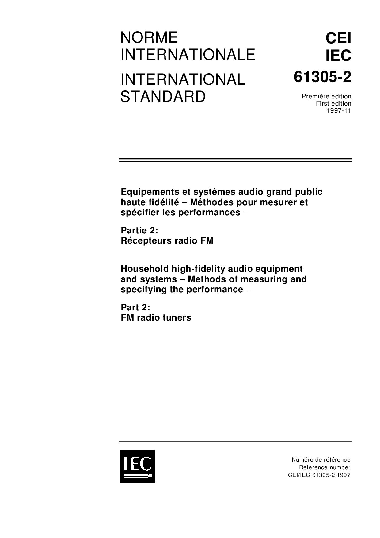 IEC 61305-2-1997