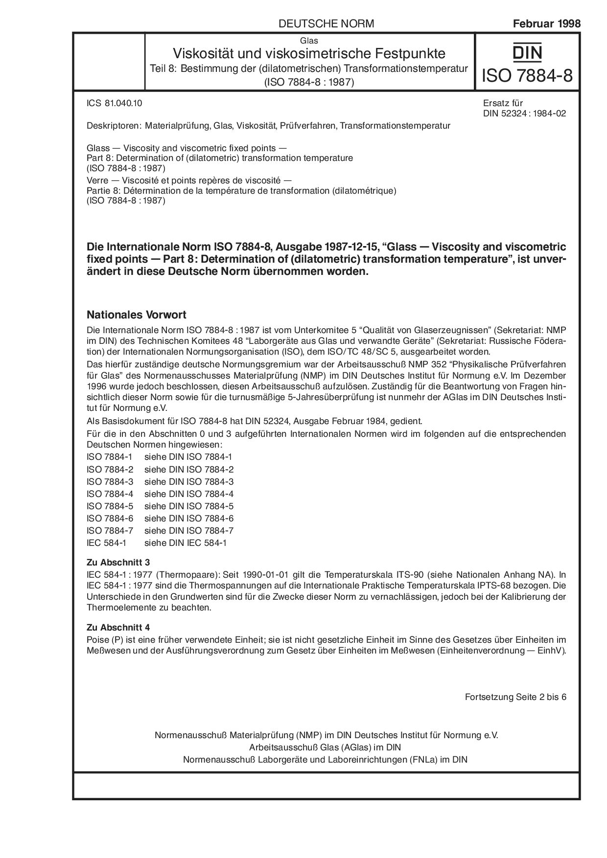 DIN ISO 7884-8:1998