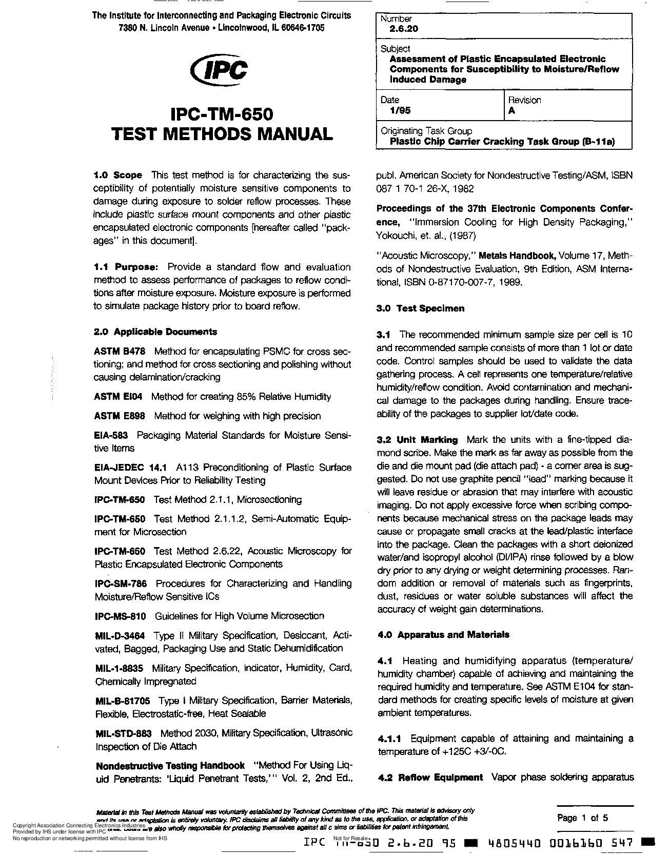 IPC TM-650 2.6.20-1995封面图
