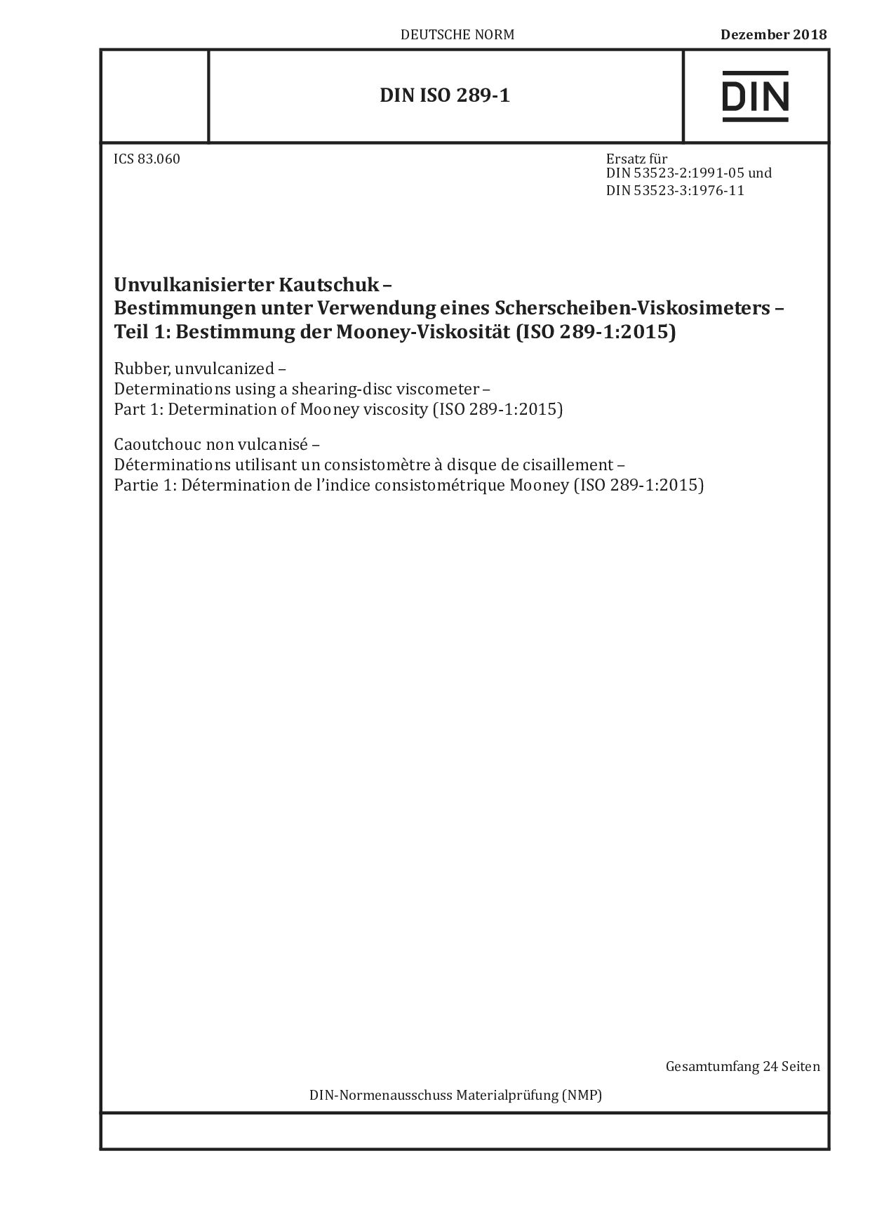 DIN ISO 289-1:2018-12封面图