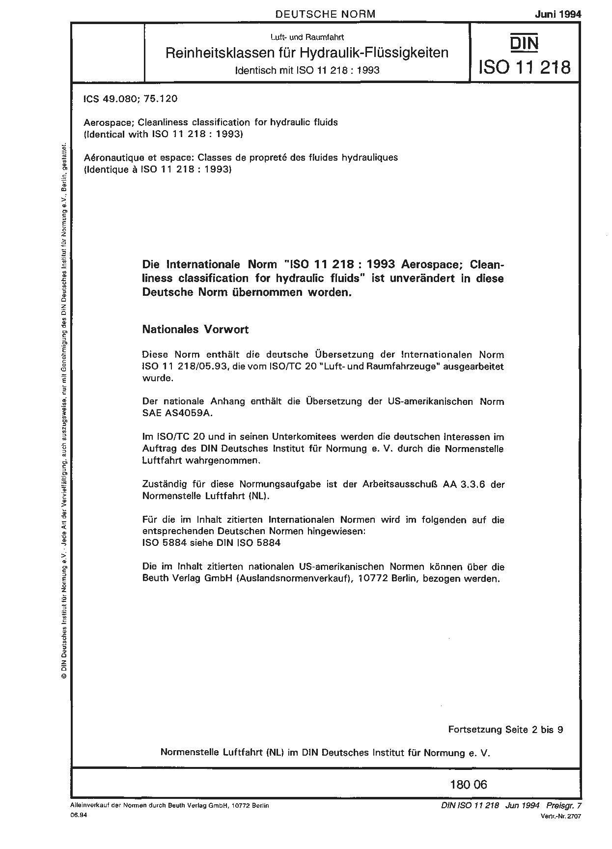 DIN ISO 11218:1994