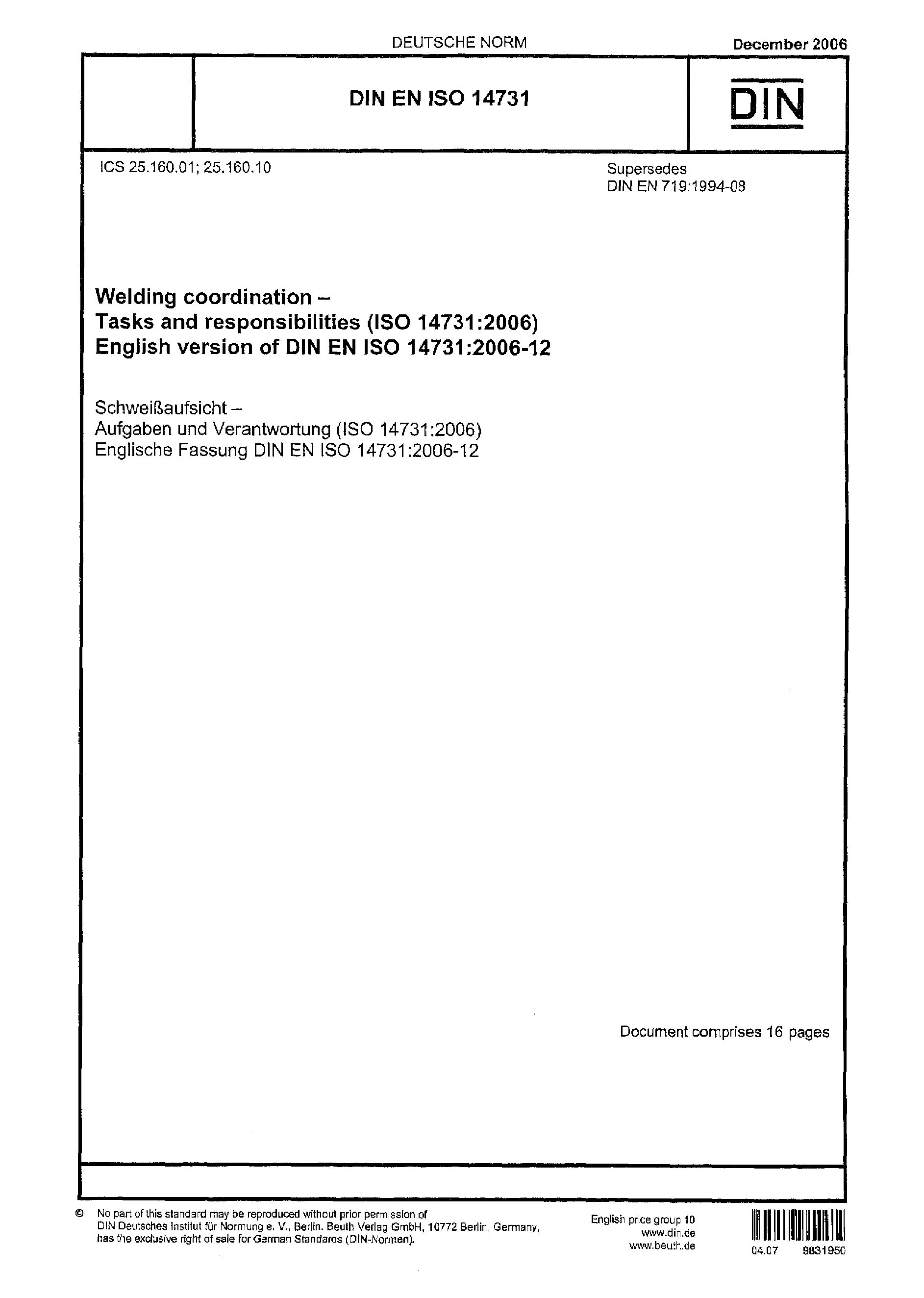 DIN EN ISO 14731:2006封面图