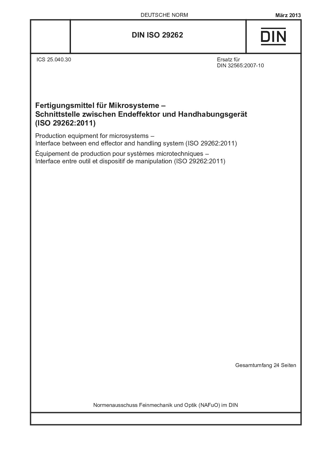 DIN ISO 29262:2013