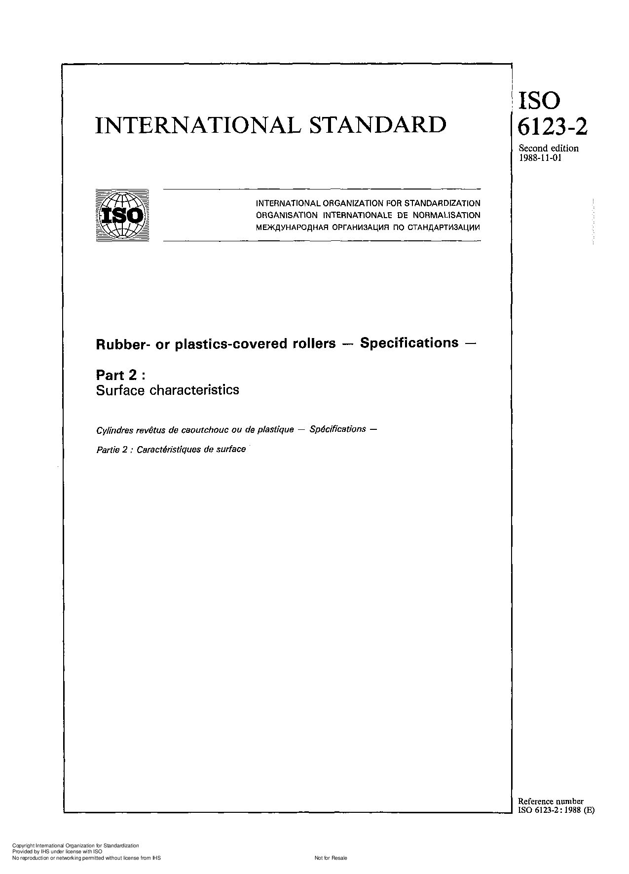 ISO 6123-2:1988