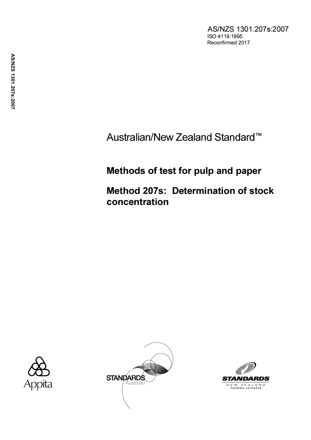 AS/NZS 1301.207s:2007(R2017)封面图