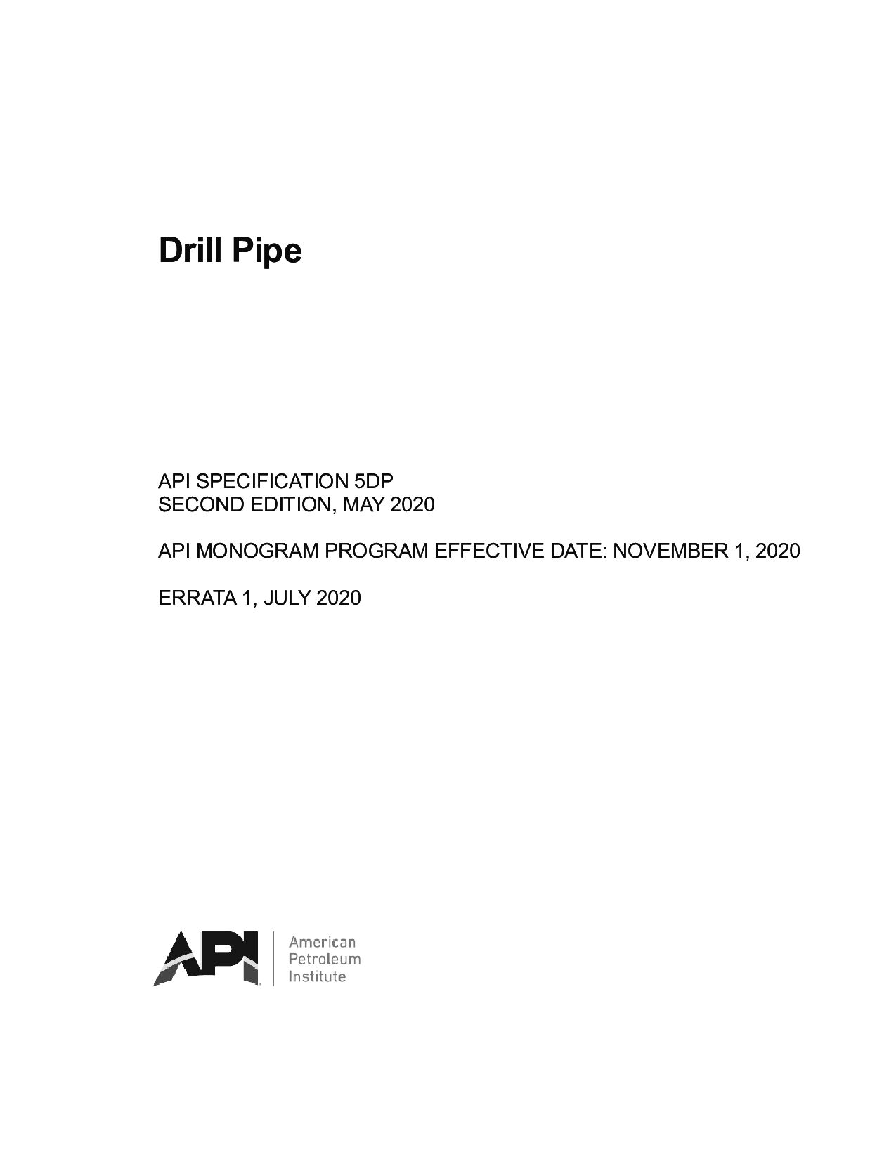 API Spec 5DP-2020封面图