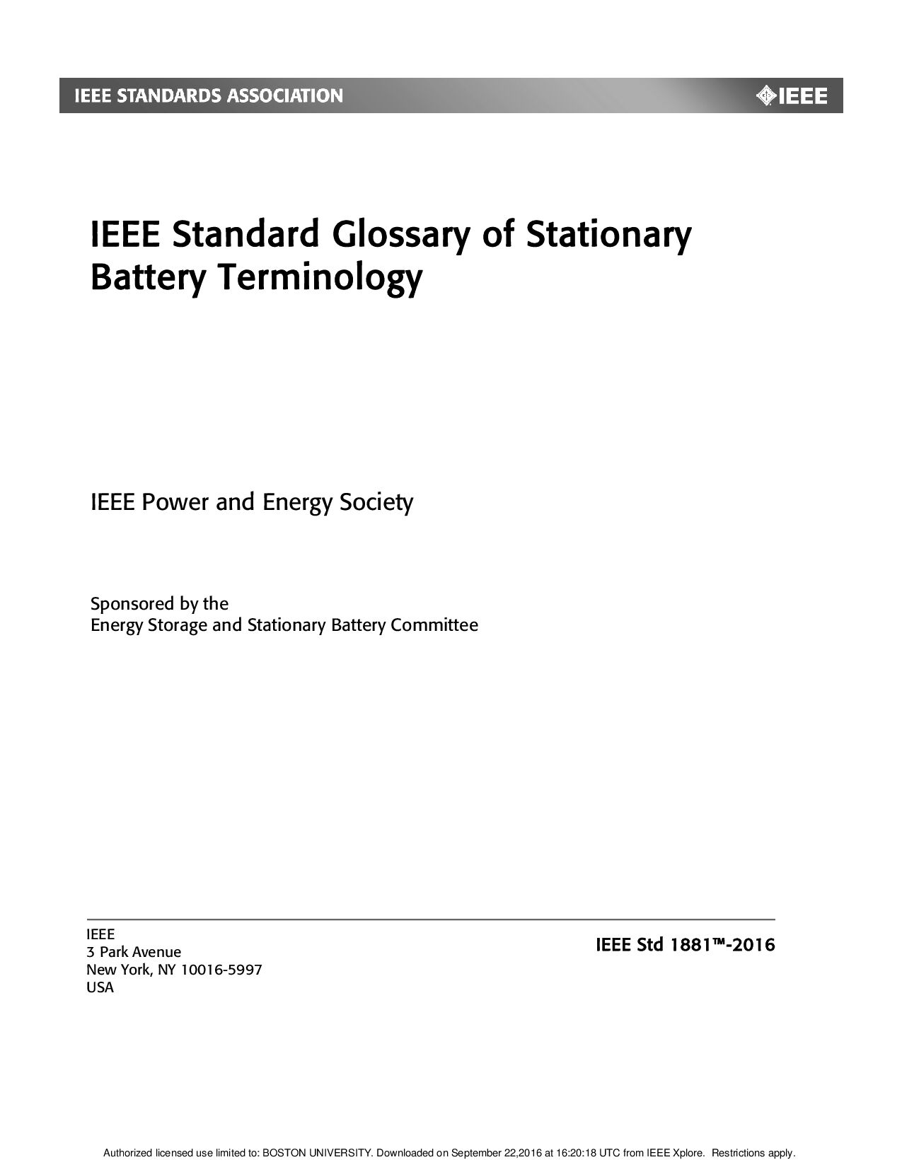 IEEE Std 1881-2016封面图