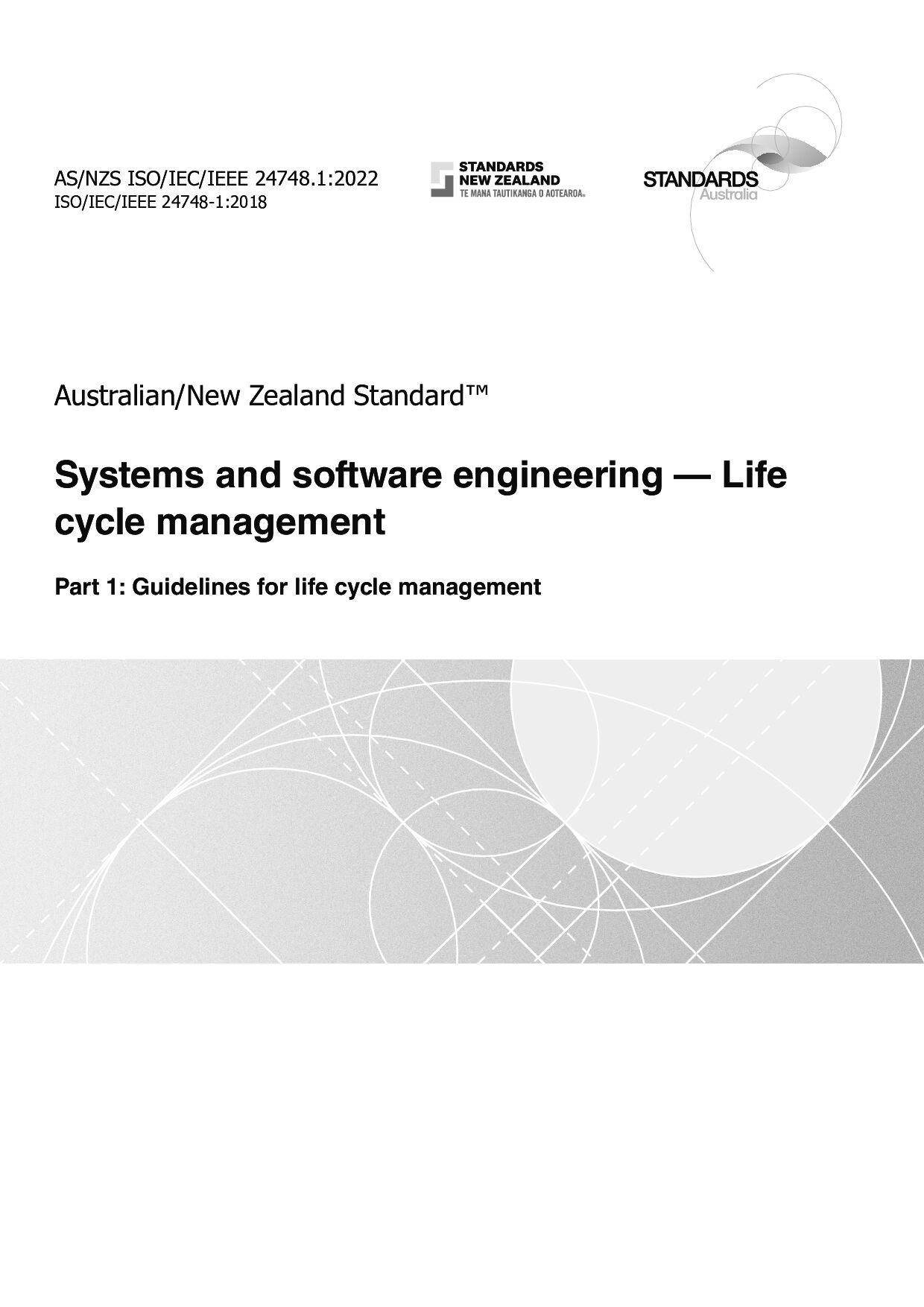 AS/NZS ISO/IEC/IEEE 24748.1:2022