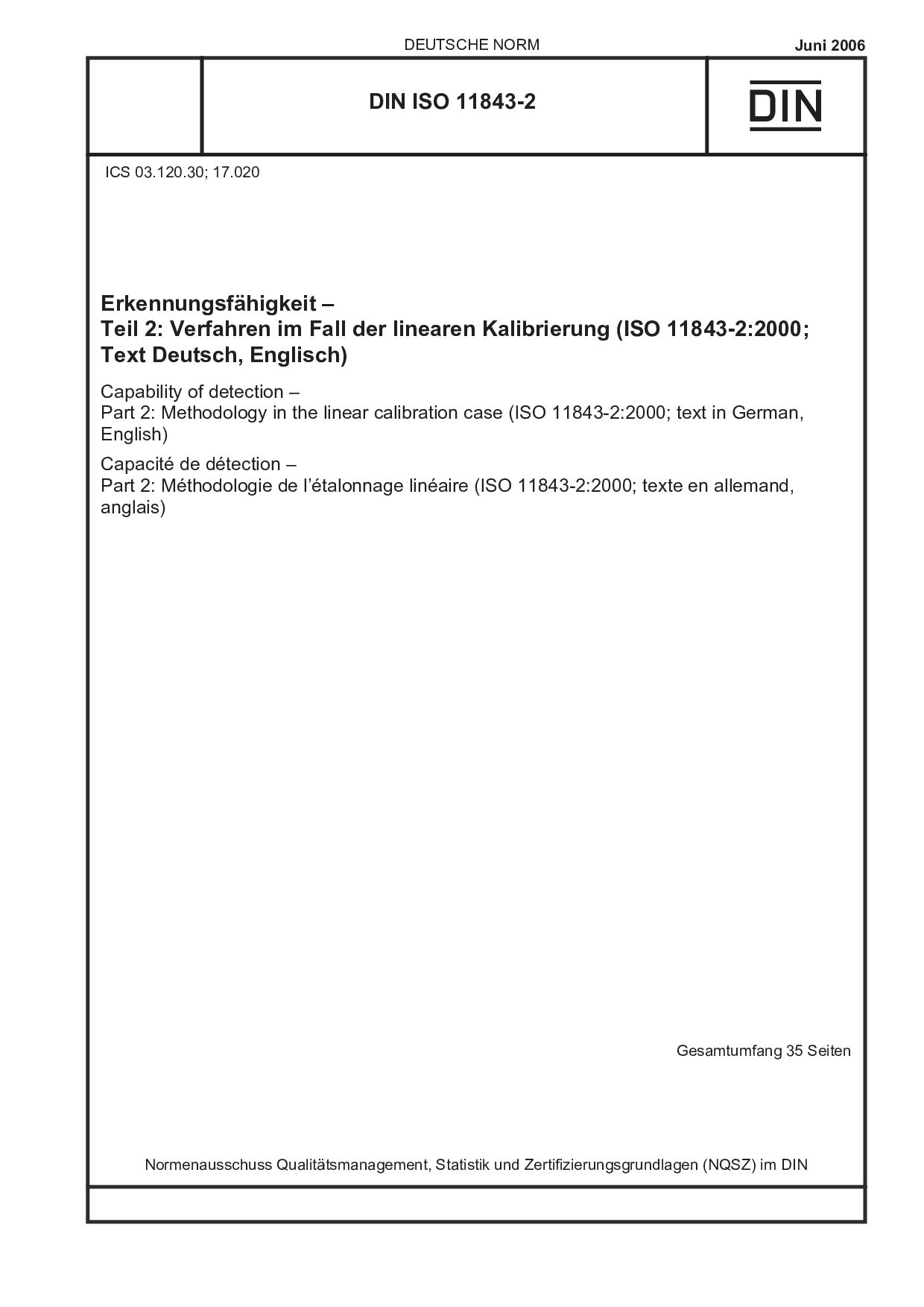 DIN ISO 11843-2:2006封面图