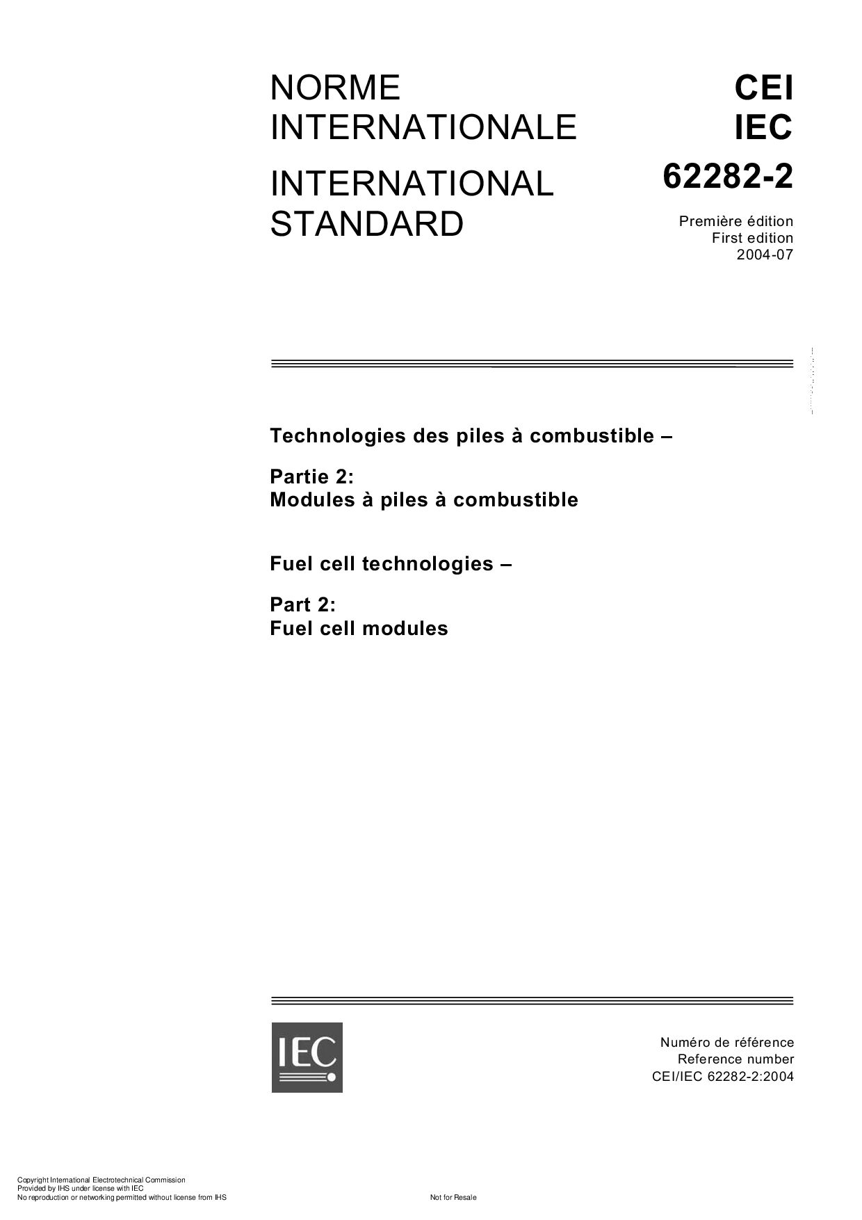IEC 62282-2:2004封面图