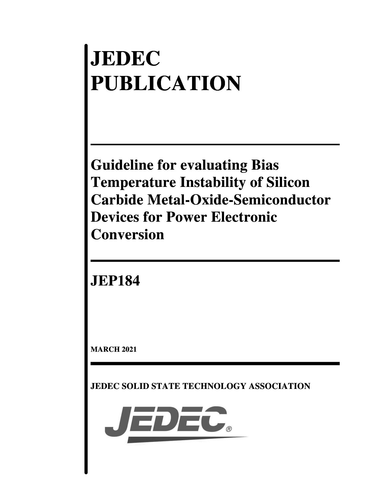 JEDEC JEP184-2021封面图