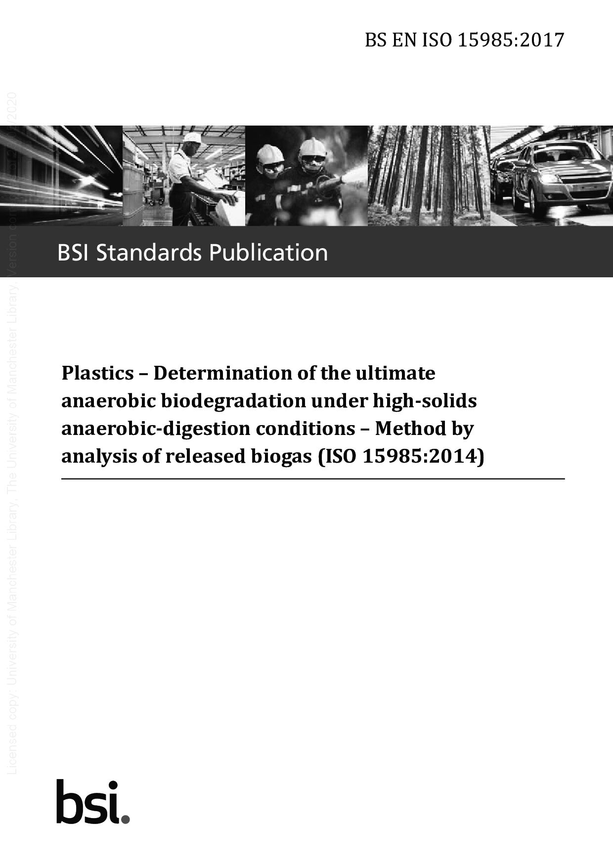 BS EN ISO 15985:2017(2018)封面图