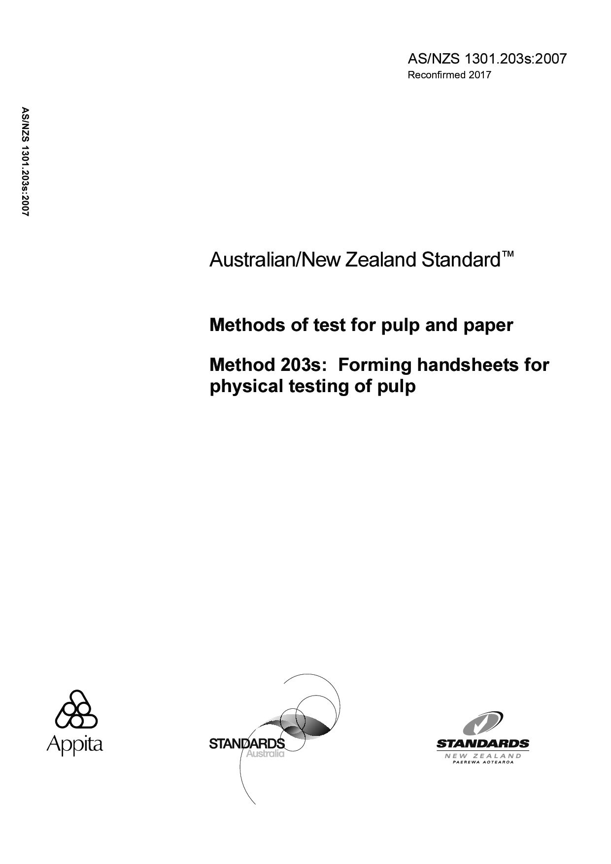 AS/NZS 1301.203s:2007(R2017)封面图