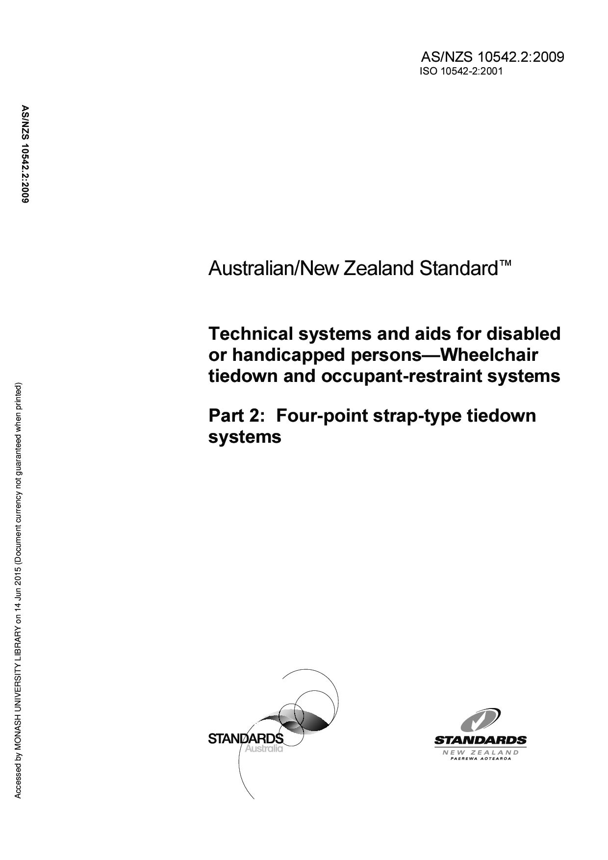 AS/NZS 10542.2:2009封面图