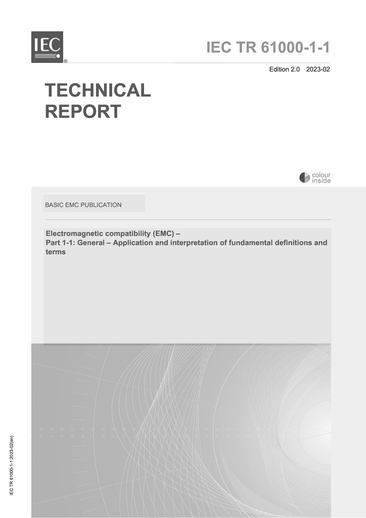 IEC TR 61000-1-1:2023封面图