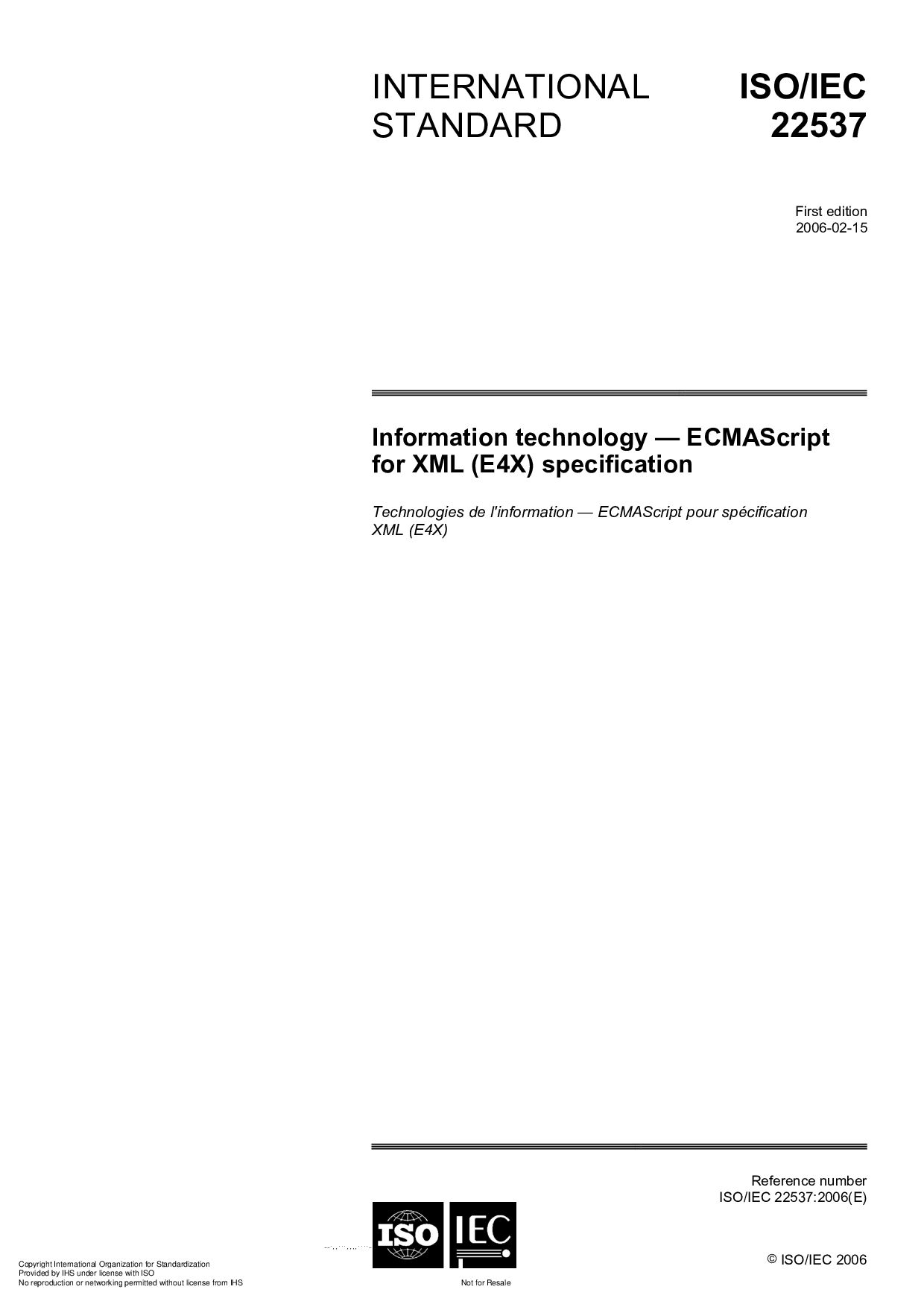 ISO/IEC 22537:2006