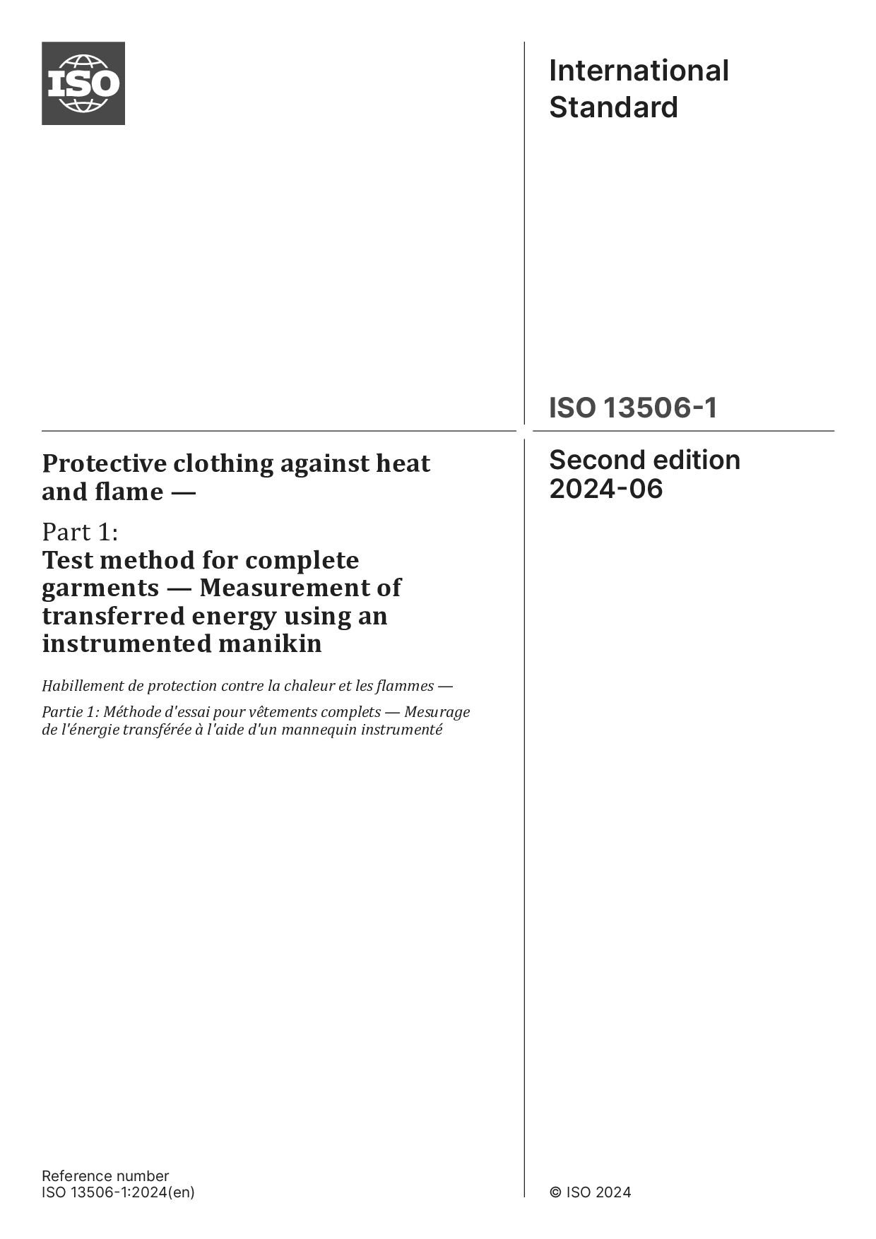 ISO 13506-1:2024封面图