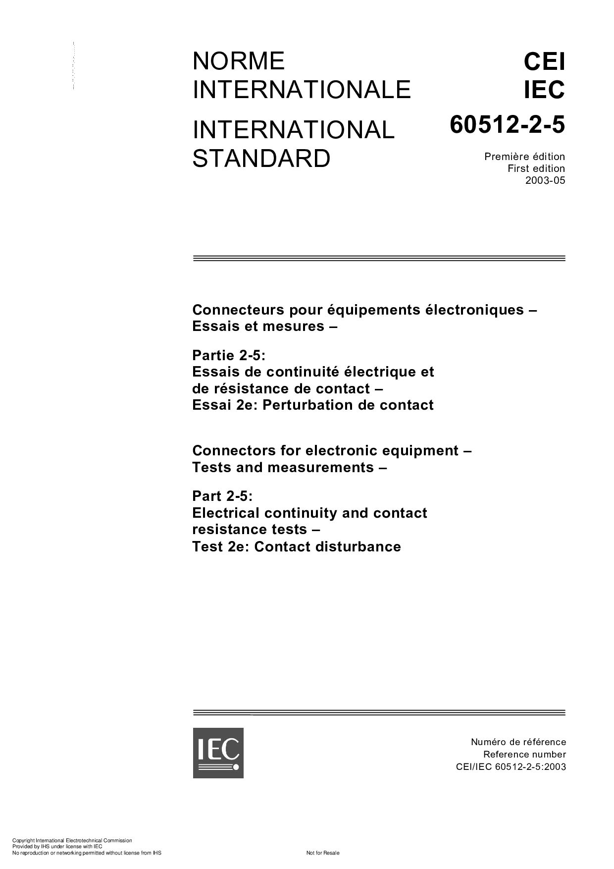 IEC 60512-2-5:2003封面图