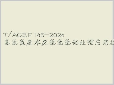 T/ACEF 145-2024封面图