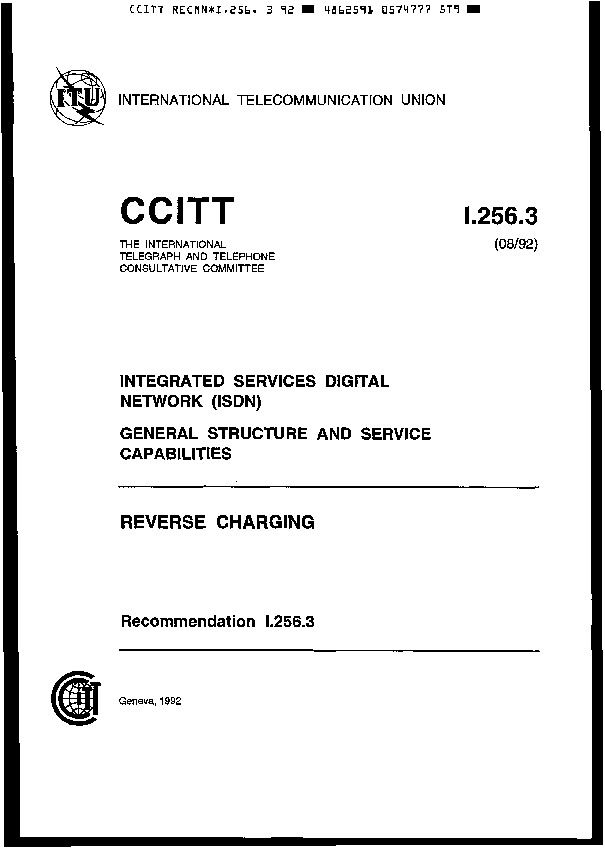 ITU-T I.256.3-1992