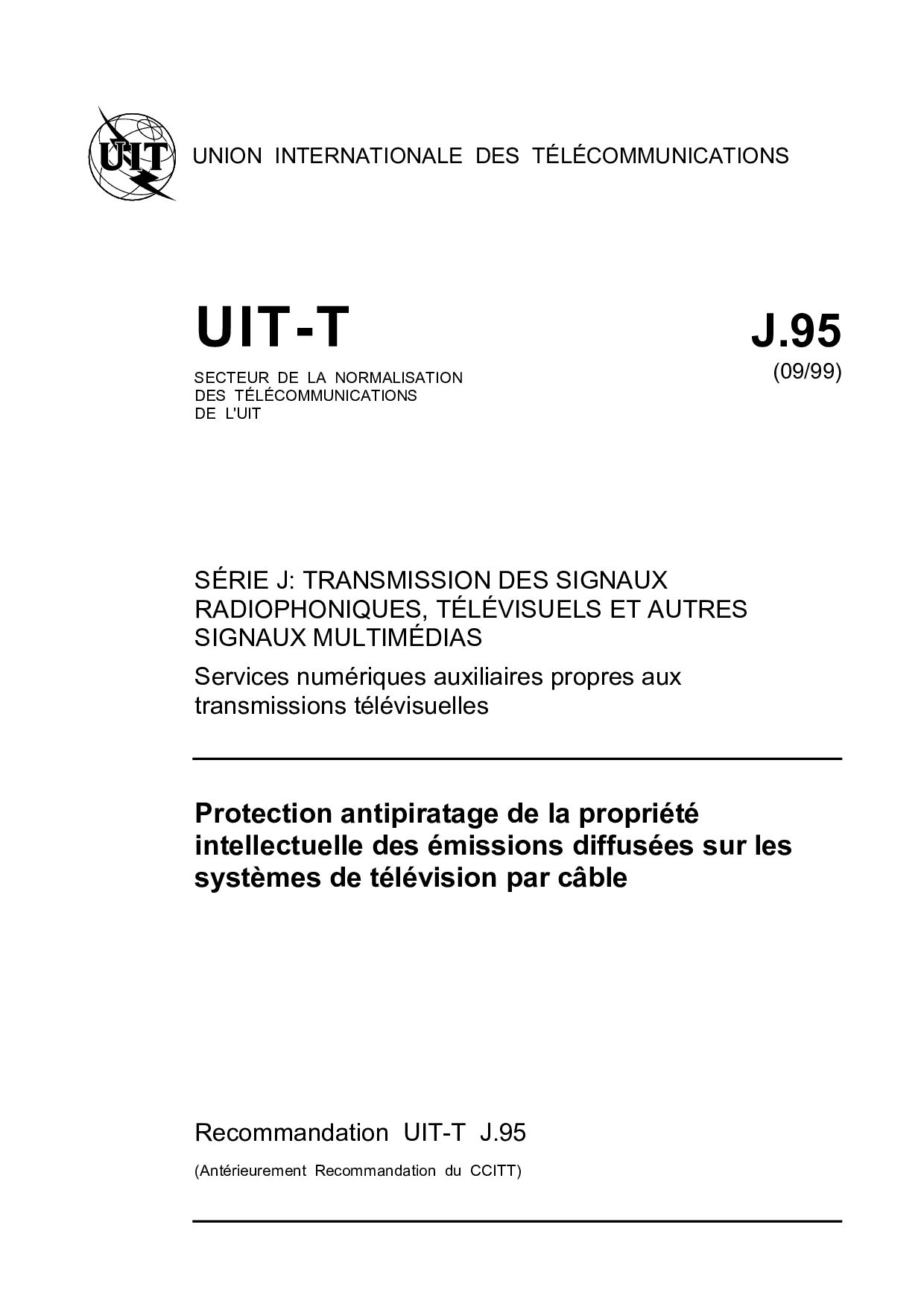 ITU-T J.95 FRENCH-1999封面图