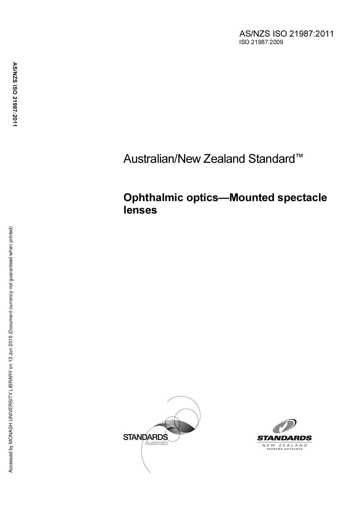 AS/NZS ISO 21987:2011封面图