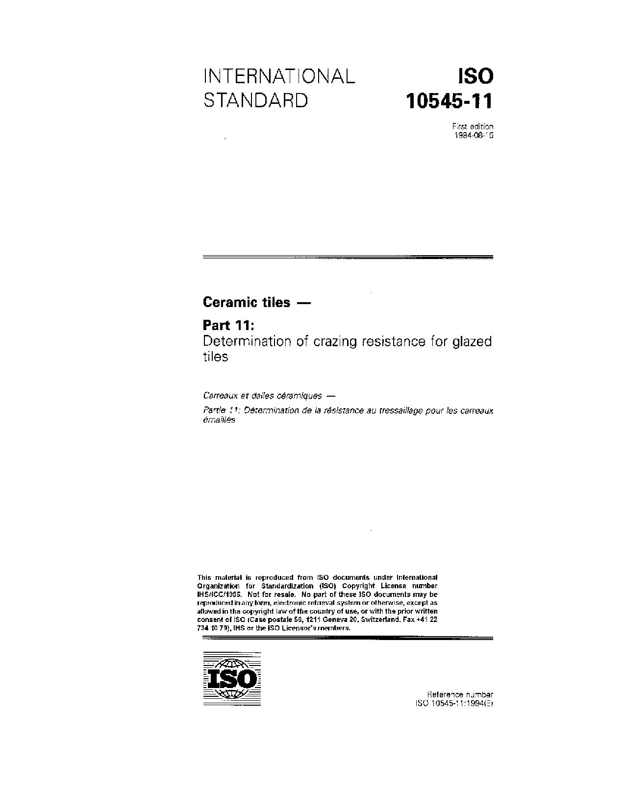 ISO 10545-11:1994