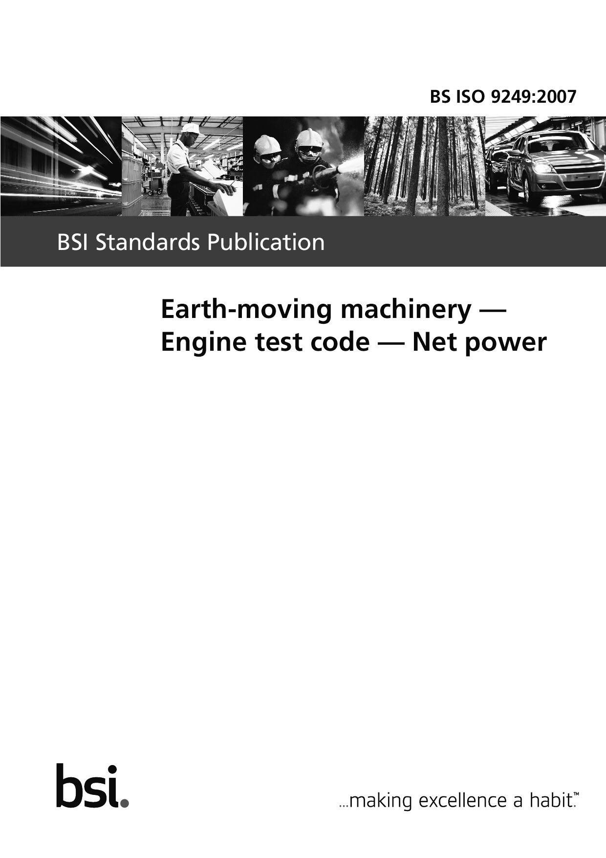 BS ISO 9249:2007封面图