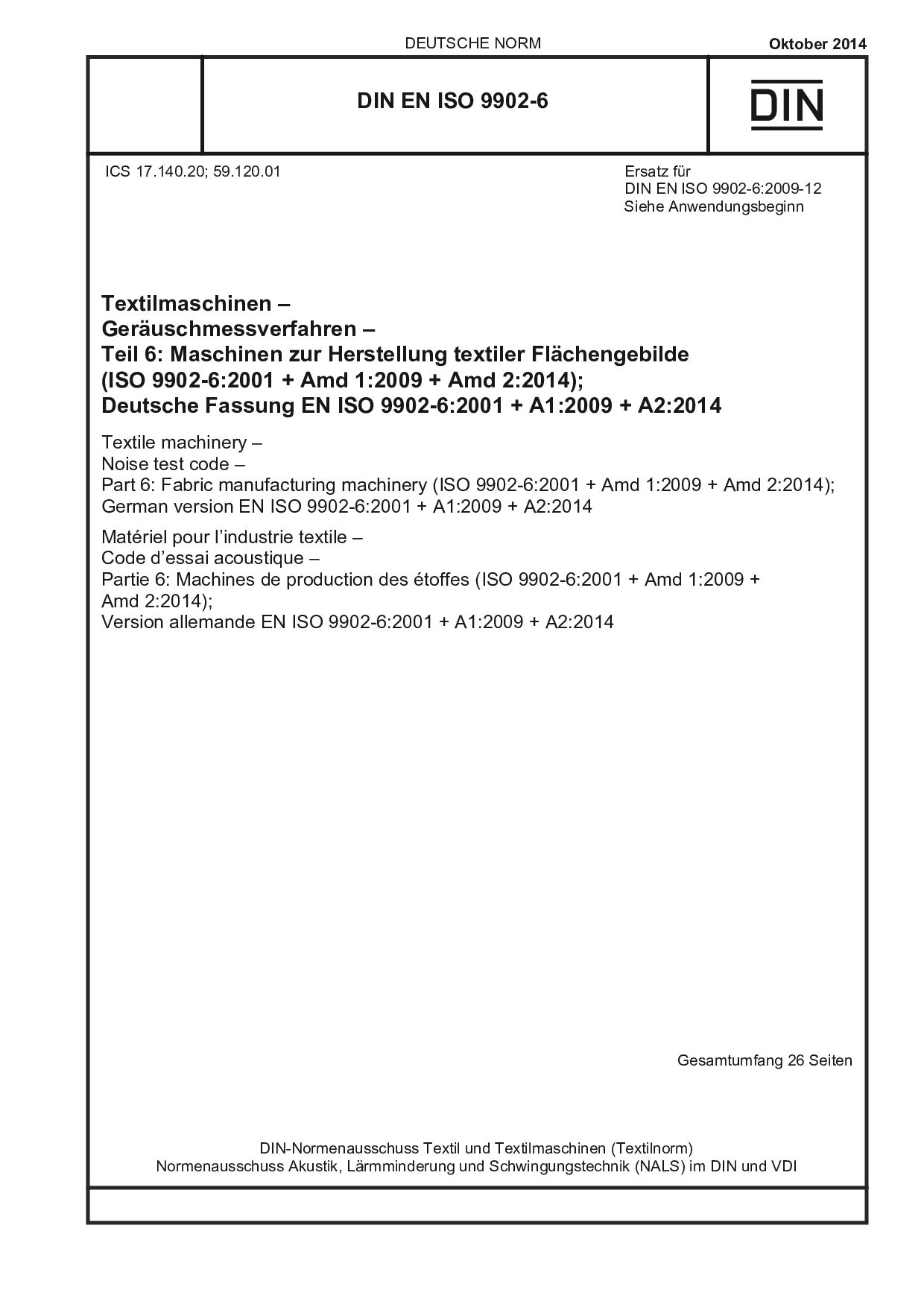 DIN EN ISO 9902-6:2014