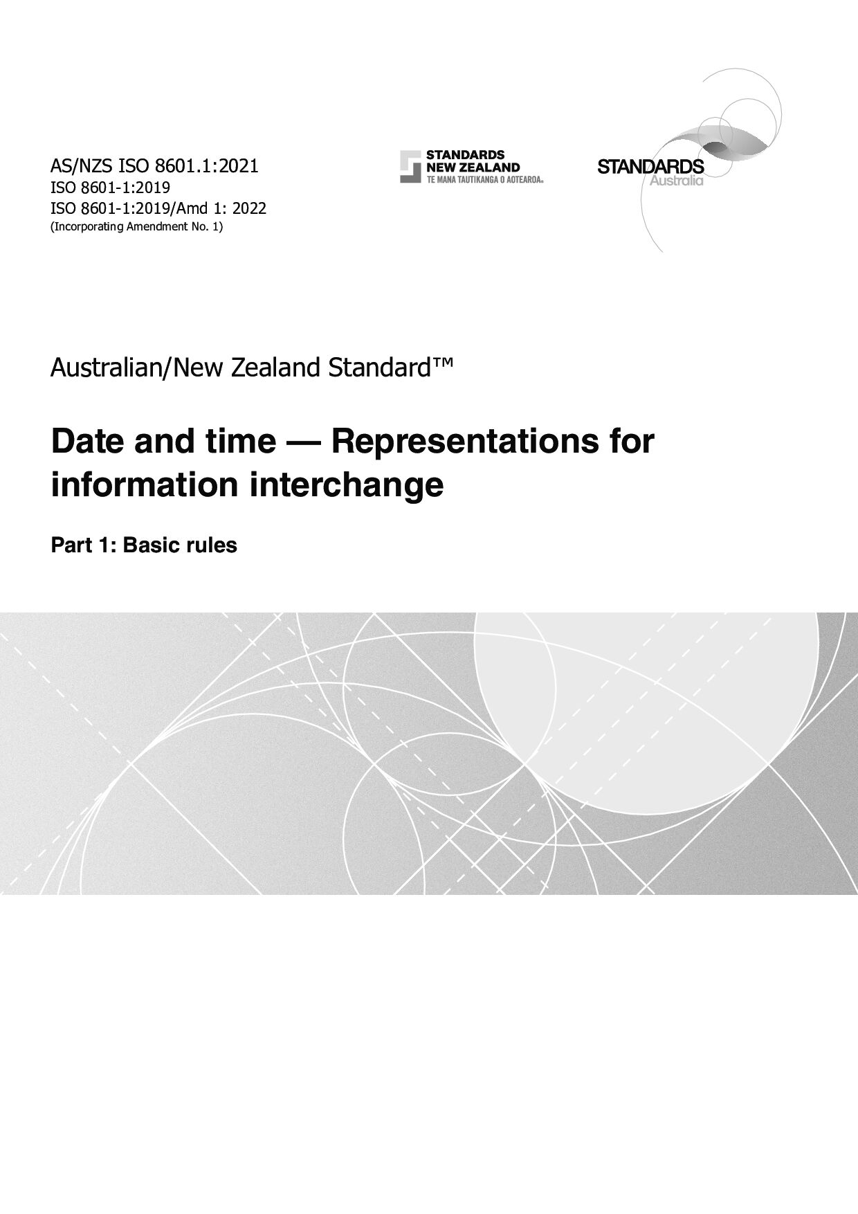 AS/NZS ISO 8601.1:2021(R2023)封面图
