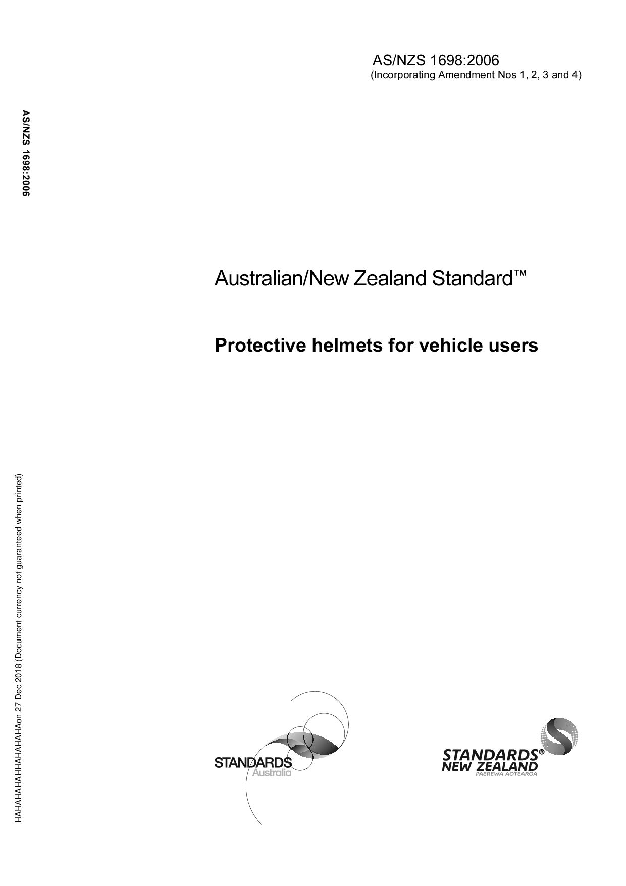 AS/NZS 1698:2006(R2014)封面图