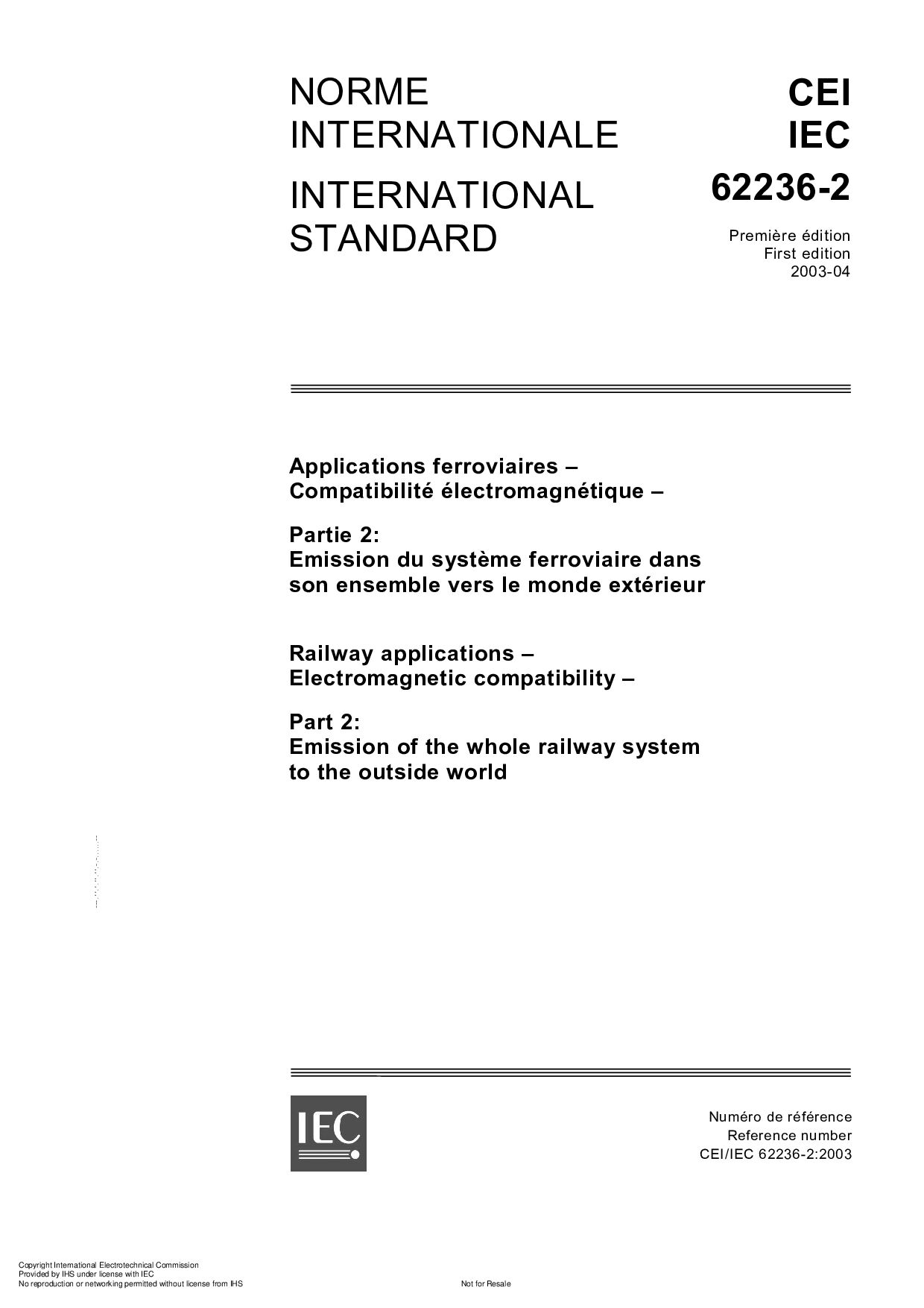 IEC 62236-2-2003